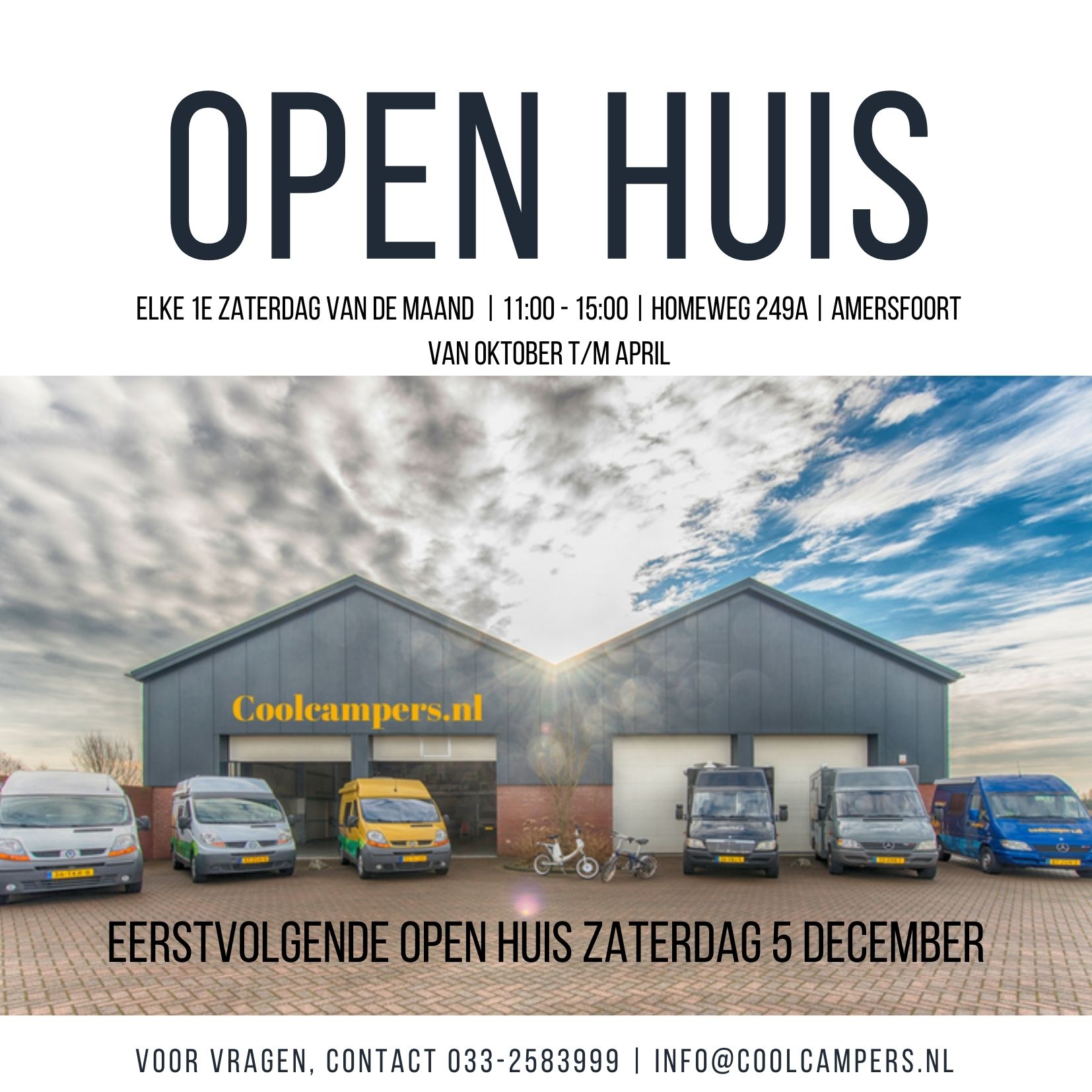 Open huis - Coolcampers.nl